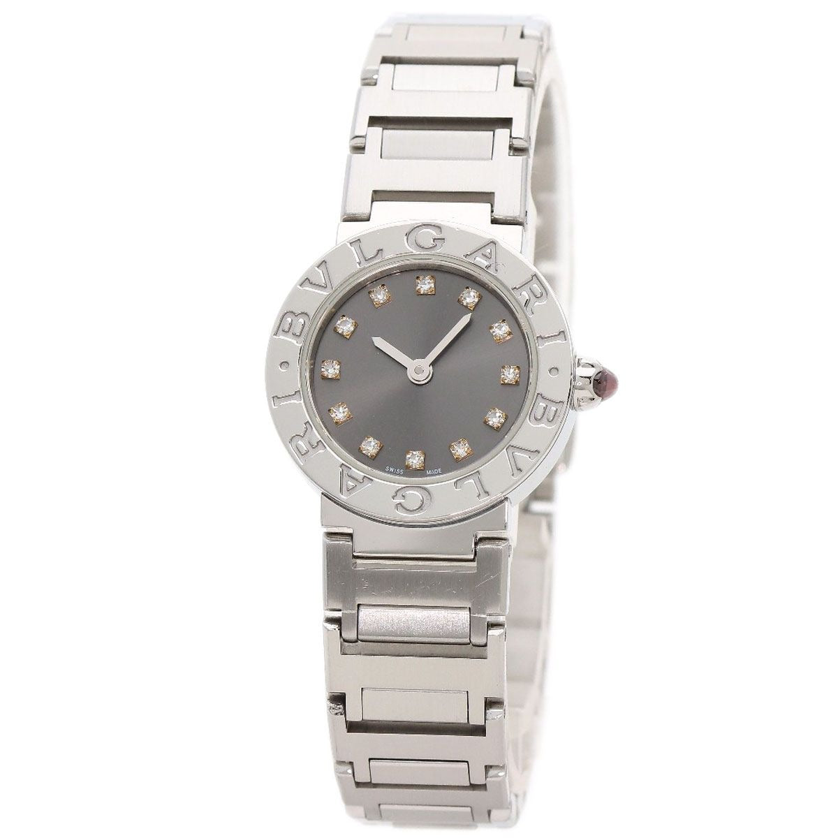 Bvlgari 12 Diamond Watch SS