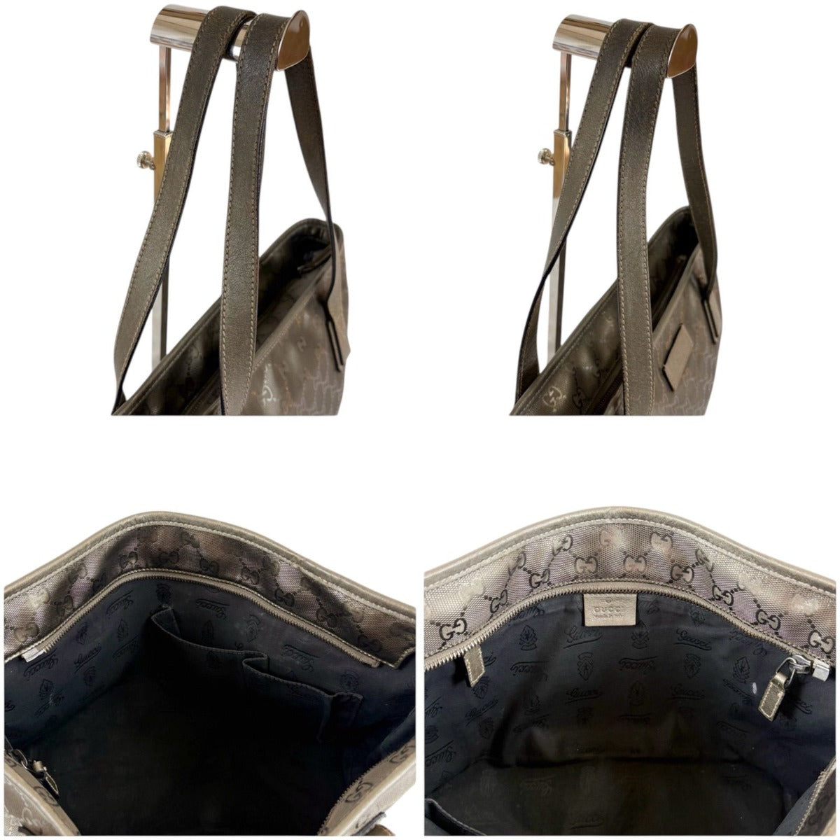 Gucci Mini Tote Imprime GG Pattern Gold — view 6