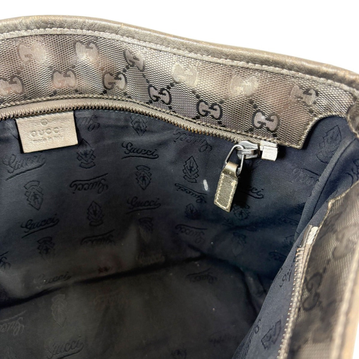 Gucci Mini Tote Imprime GG Pattern Gold — view 8