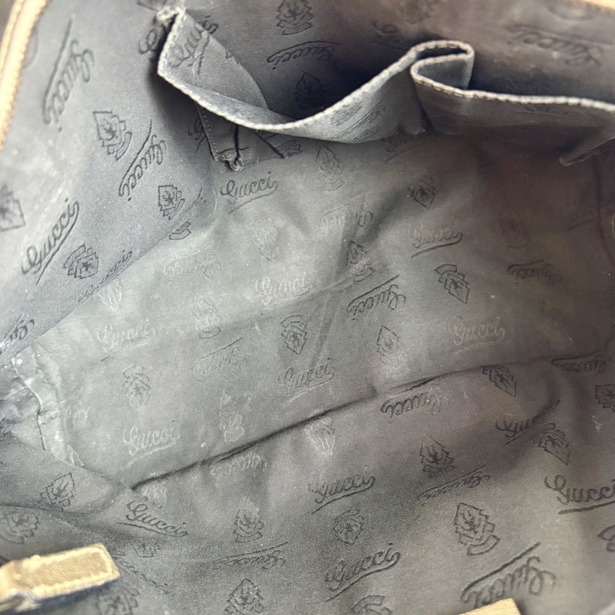Gucci Mini Tote Imprime GG Pattern Gold — view 9