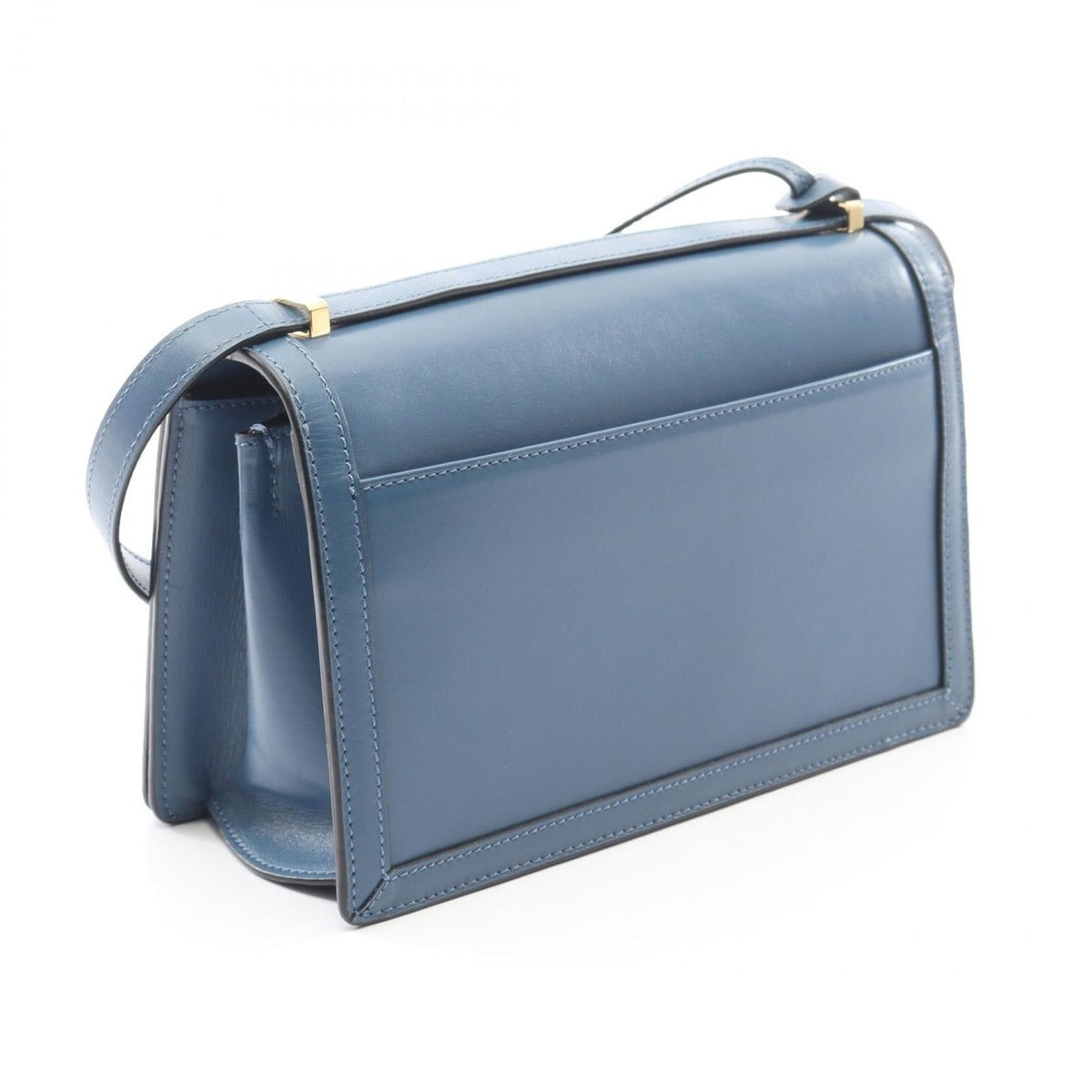 Loewe Shoulder Bag Barcelona Blue Leather — view 2