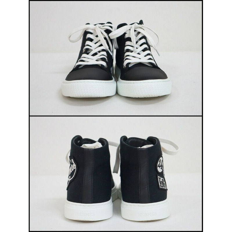 Hermes Iriko Sneakers Canvas Black 36 — view 4