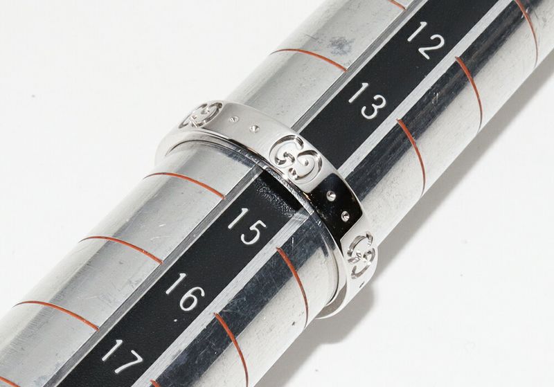 Gucci Rings 18K White Gold Iconic Ring