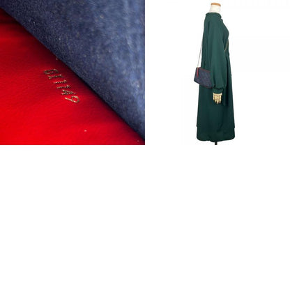 Louis Vuitton Shoulder Bag Pochette Double Zip M63916 Monogram Empreinte Marine