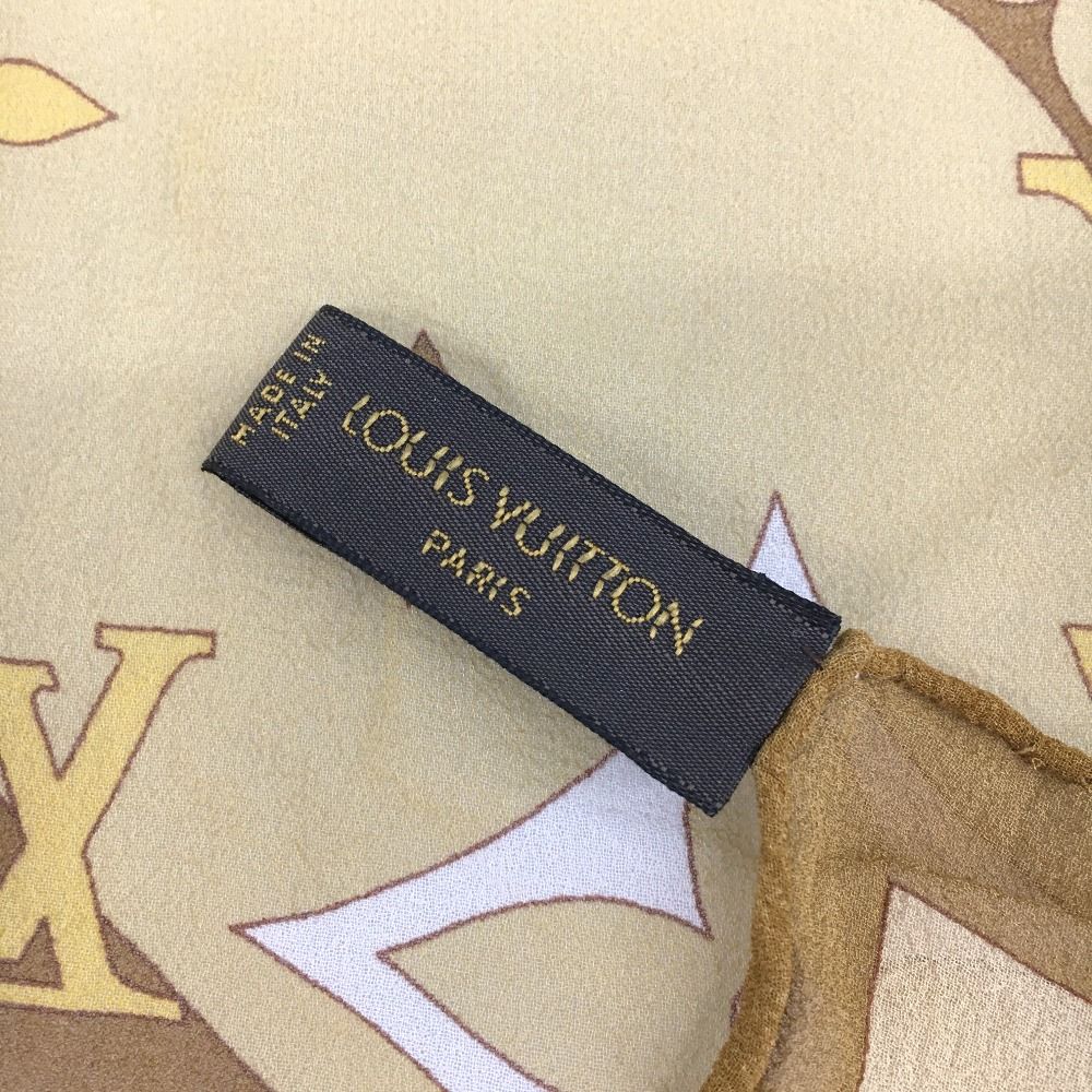 Louis Vuitton Scarf Monogram Pattern Beige