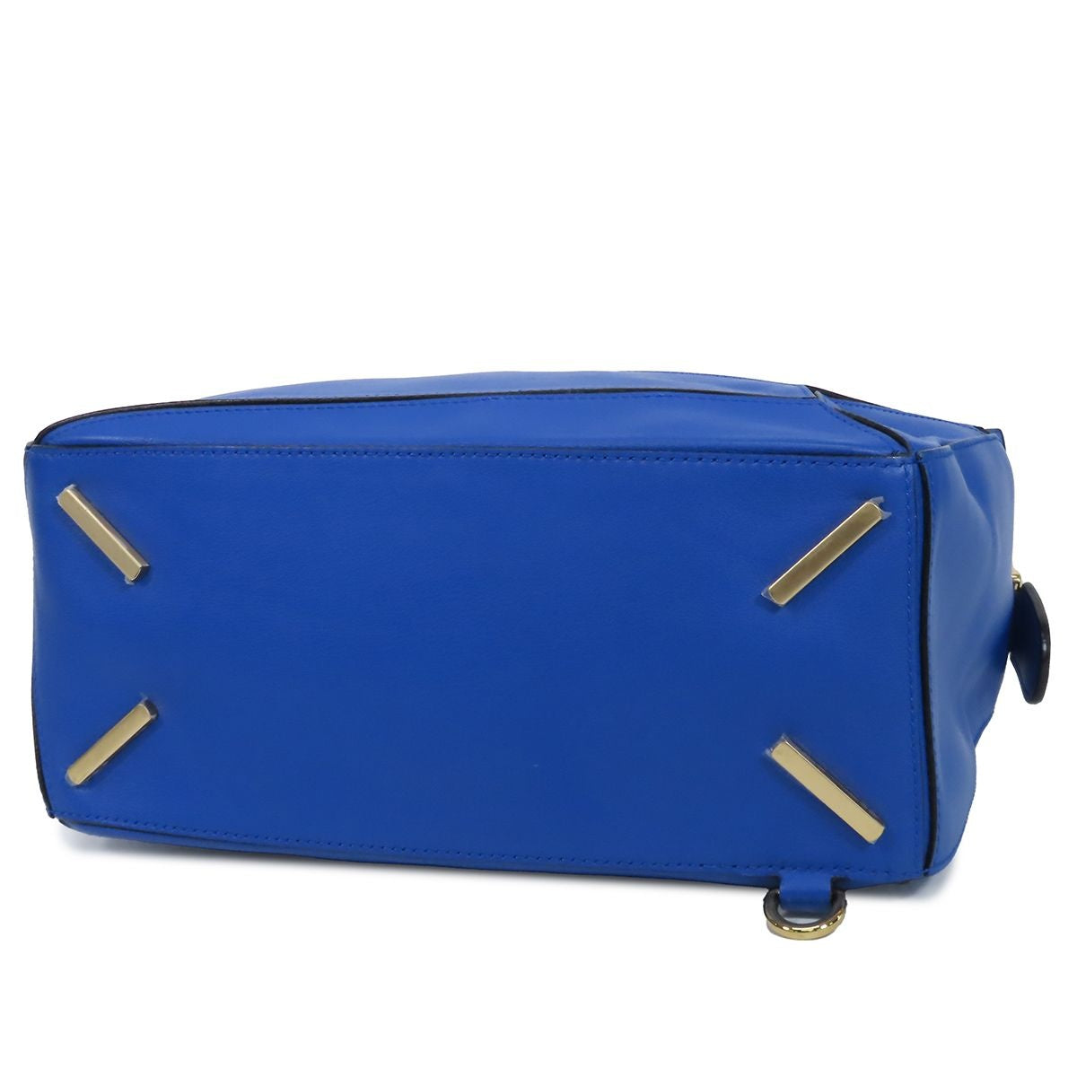 Loewe Puzzle 322.30 Royal Blue Gold Calfskin 2-Way Shoulder Bag — view 3