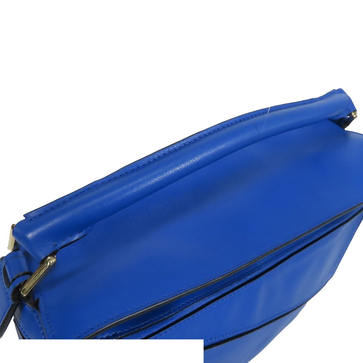 Loewe Puzzle 322.30 Royal Blue Gold Calfskin 2-Way Shoulder Bag — view 4