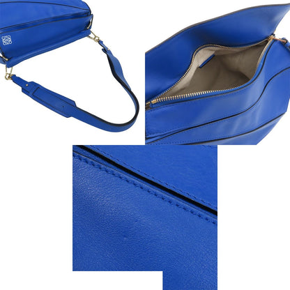 Loewe Puzzle 322.30 Royal Blue Gold Calfskin 2-Way Shoulder Bag — view 5