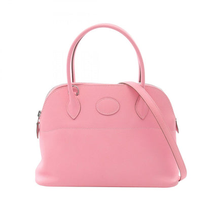 Hermes Handbag Bolide 27 Rose Confetti Leather