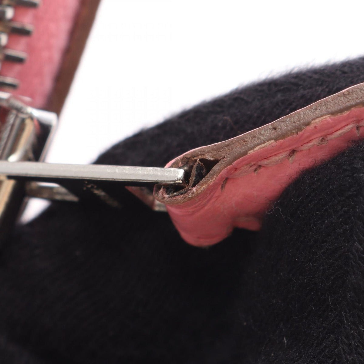 Hermes Handbag Bolide 27 Rose Confetti Leather — view 10