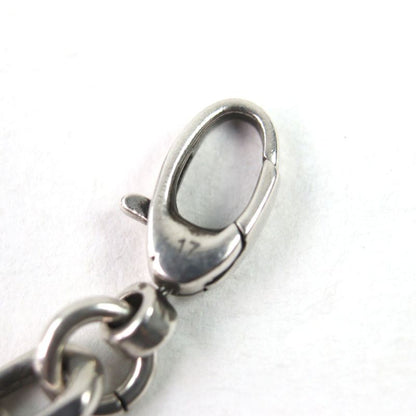 Gucci 620798 Ag925 Interlocking G Aged Clasp Closure Bracelet Silver With 17