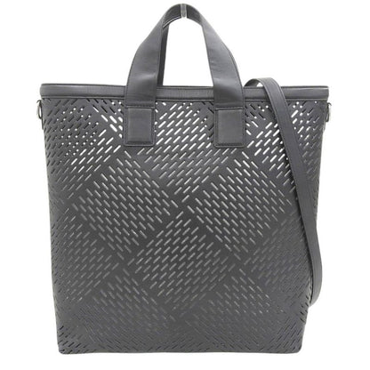 Bottega Venetaveneta Current Tag Box Calf Leather Cutwork 2way Shoulder