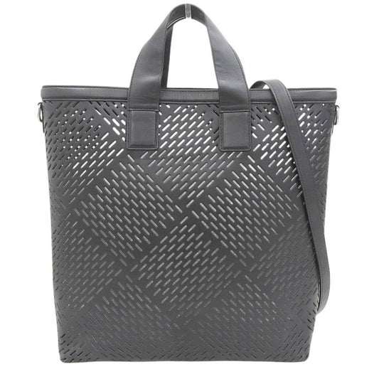 Bottega Venetaveneta Current Tag Box Calf Leather Cutwork 2way Shoulder
