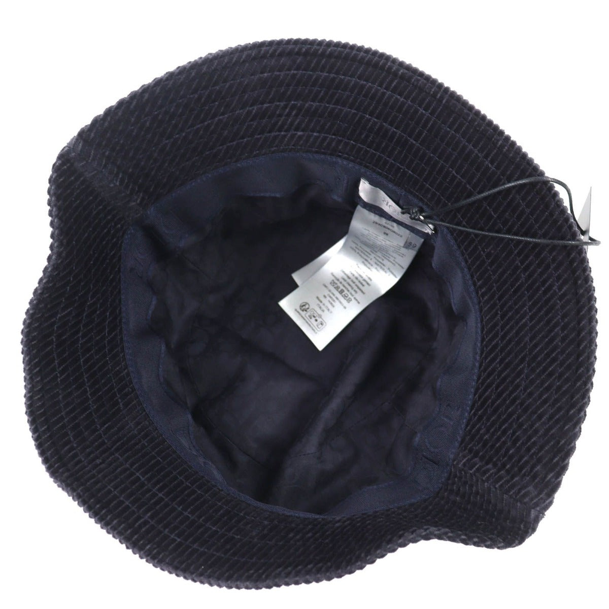 Dior Homme Cotton Diamond CD Logo Lining Blue Corduroy — view 5