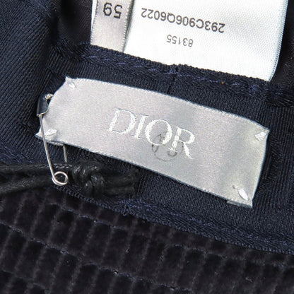 Dior Homme Cotton Diamond CD Logo Lining Blue Corduroy — view 7