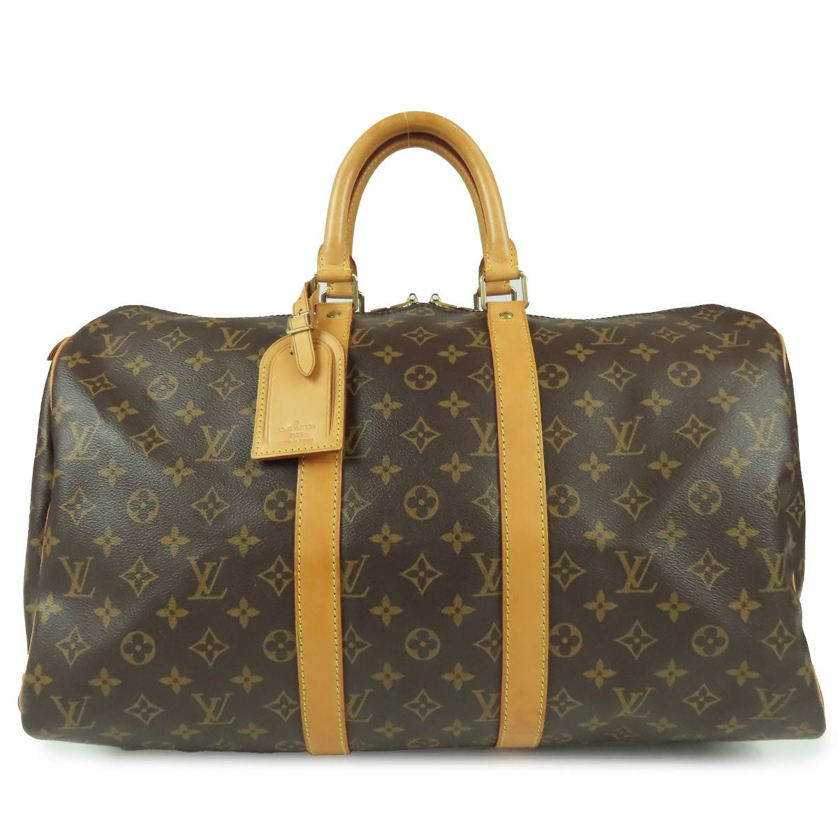 Louis Vuitton Keepall 45 Brown Monogram Canvas Boston Bag