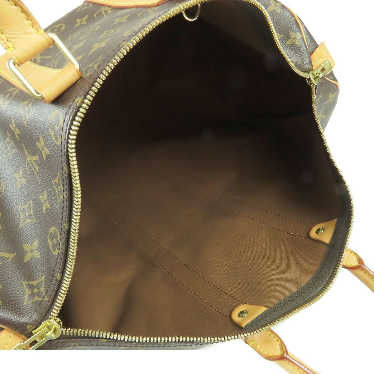 Louis Vuitton Keepall 45 Brown Monogram Canvas Boston Bag — view 4