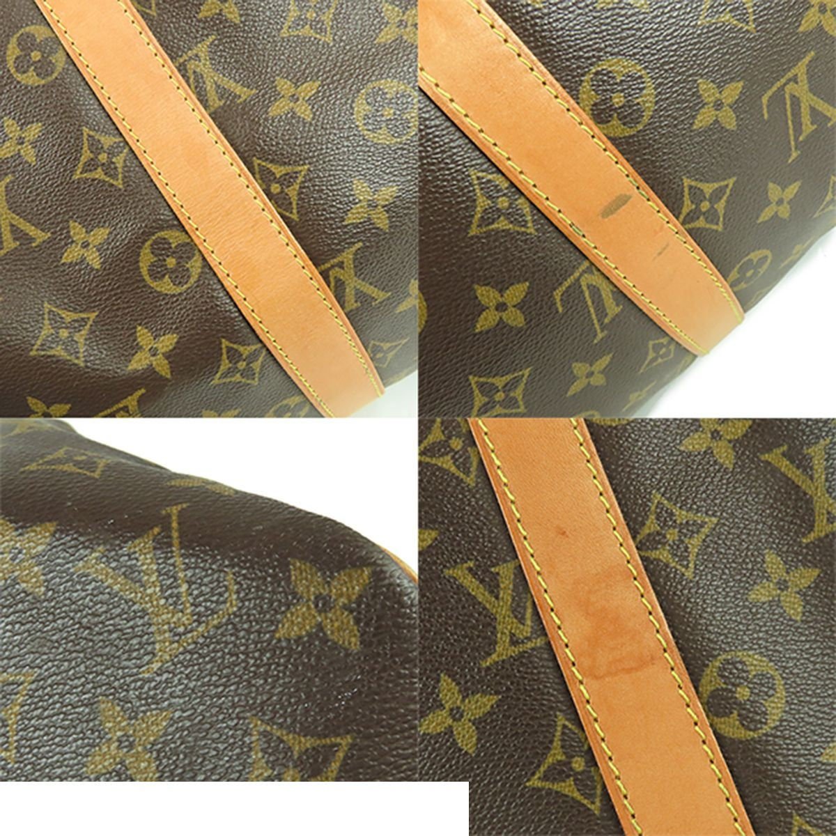Louis Vuitton Keepall 45 Brown Monogram Canvas Boston Bag — view 6