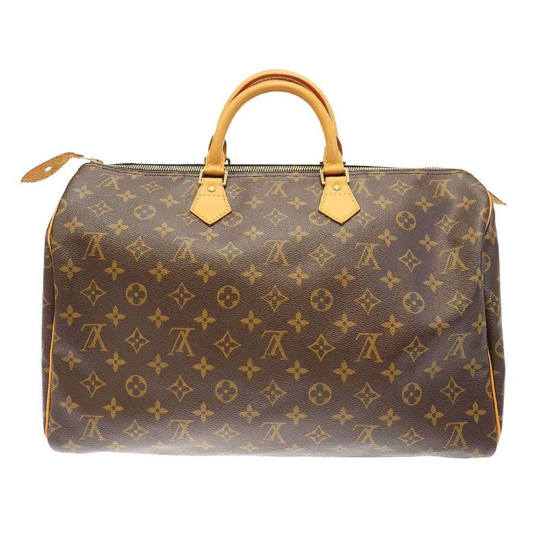 Louis Vuitton Speedy 40 Monogram Boston Bag Th0074 M41522 Brown 40