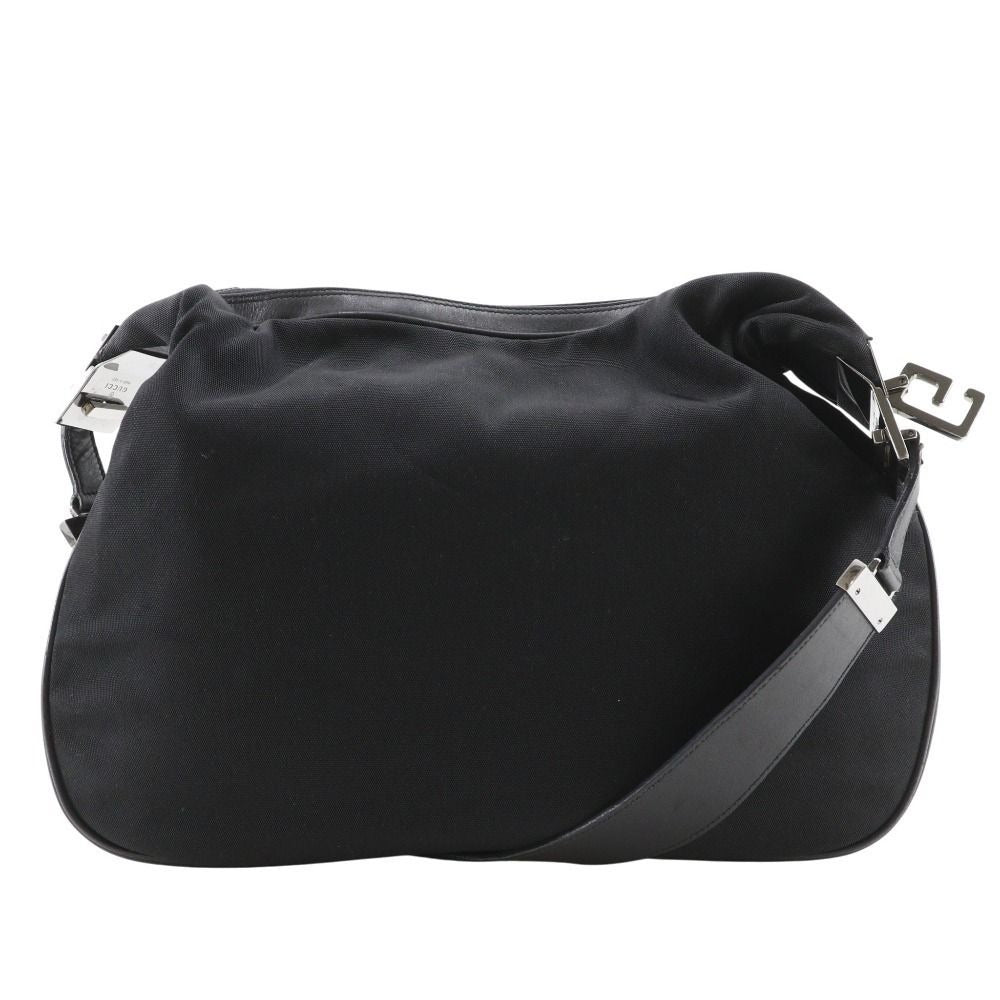 Gucci 001.3341.3444 Nylon Canvas Black Shoulder Bag