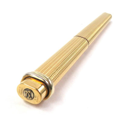 Cartier Vintage Block Check Trinity Double C Logo Capped Ballpoint