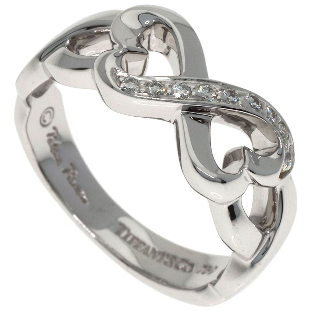 Tiffany & Co. Loving Heart Diamond Ring 18K White Gold