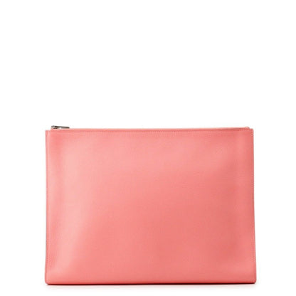 Hermes Pouch Zip Ando Roseuete Silver Roseate
