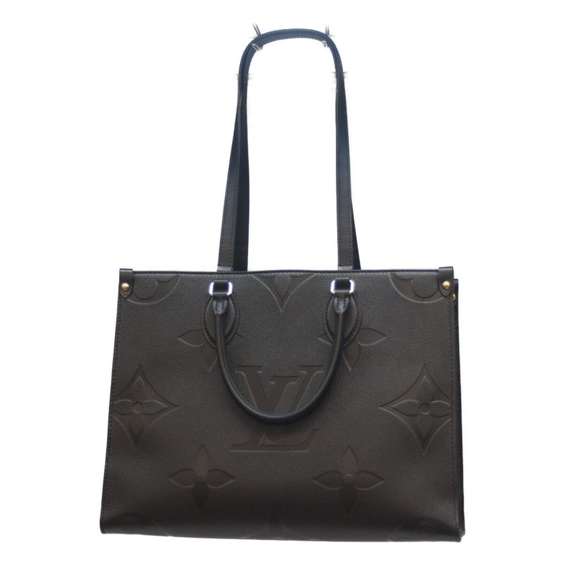 Louis Vuitton M45595 Black Monogram Empreinte On The Go MM Giant Tote Bag