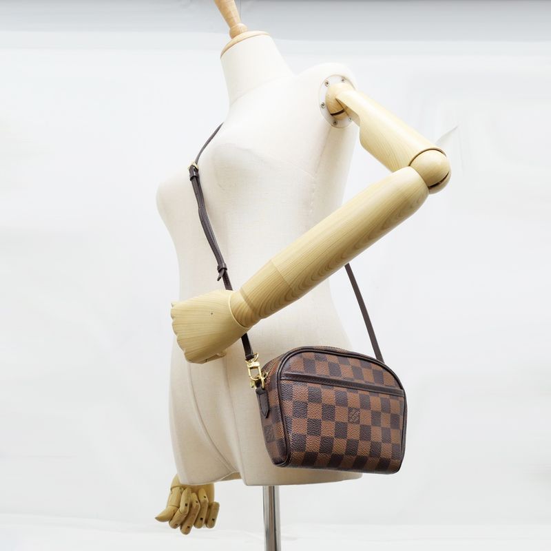 Louis Vuitton Pochette Ipanema Shoulder Bag Waist Bag 2WAY Damier Brown
