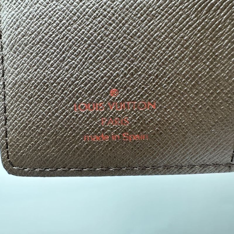 Louis Vuitton R20700 Agenda PM Damier Notebook Case Brown Ladies Men Fashion