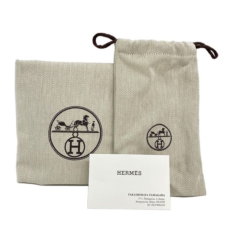 Hermes Handbag Medor Beige Marfa Silver Hardware /2way