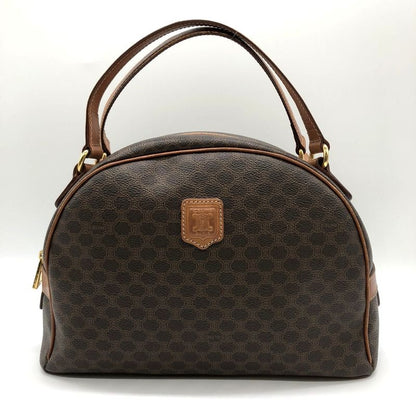 Celine MC96 Macadam Handbag Brown Pvc/leather Ladies Fashion Brand