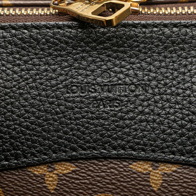 Louis Vuitton Monogram Macassar Retiro PM Shoulder Bag Handbag 2WAY M50058 Noir