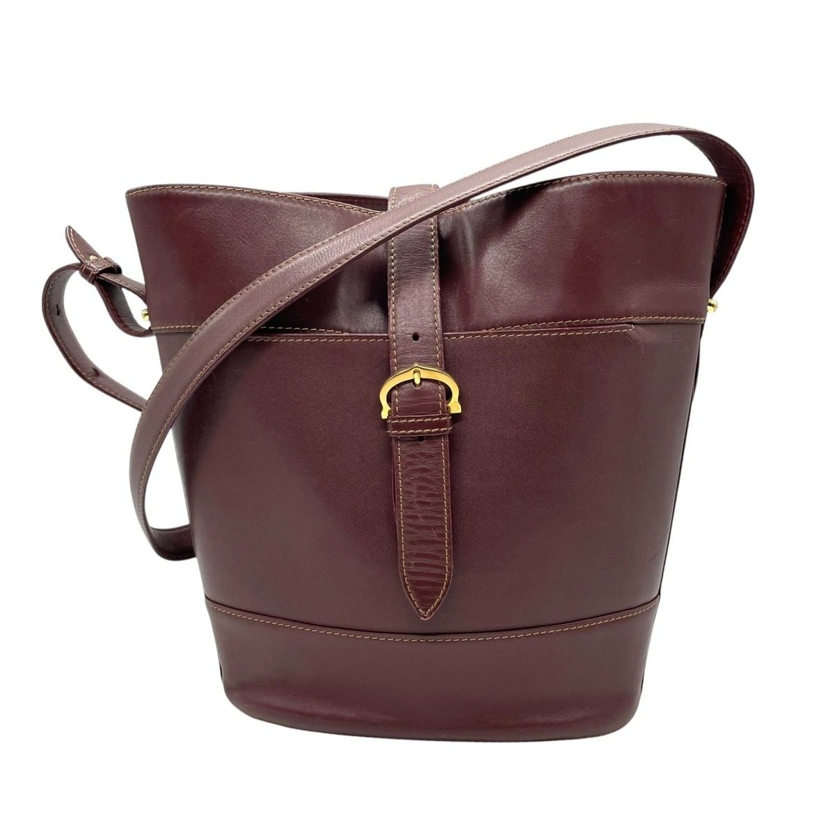 Cartier Shoulder Bag Must Have Line Gold Leather Bucket — view 2