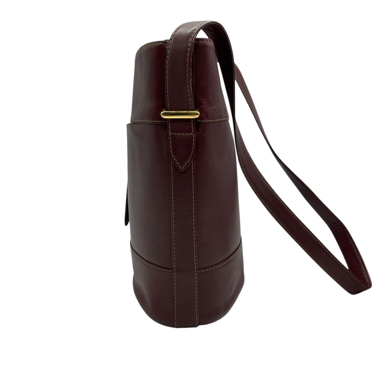 Cartier Shoulder Bag Must Have Line Gold Leather Bucket — view 6