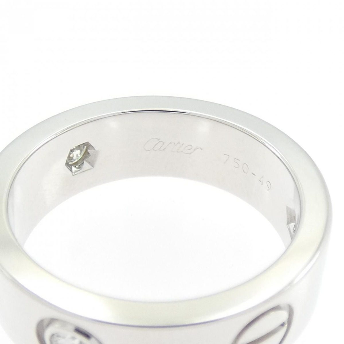 Cartier Love Half Diamond Ring — view 4