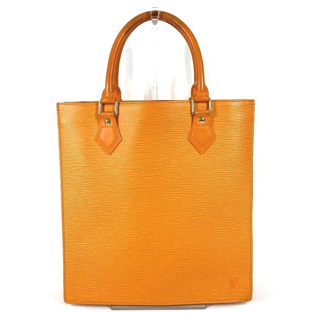 Louis Vuitton Tote Sac Plat PM Epi Leather Mandarin Orange