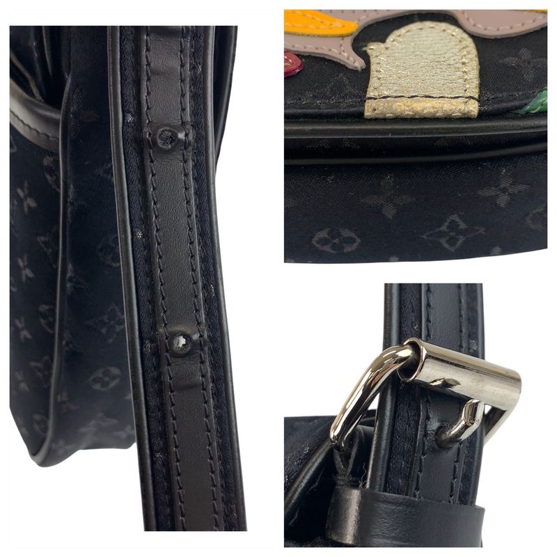 Louis Vuitton Mini Monogram Comte De Fe Musette Black M92273 Shoulder Bag