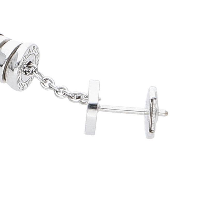 Bulgari B-zero1 Element 18K White Goldwhite Gold Blue Topaz Amethyst Earrings