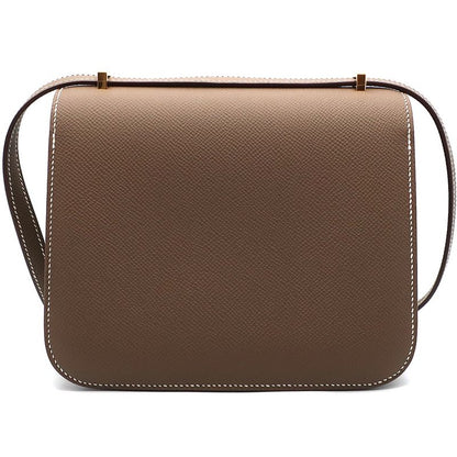 Unused Hermes Constance Mini 18 Epson Etoupe Gold Hardware Shoulder