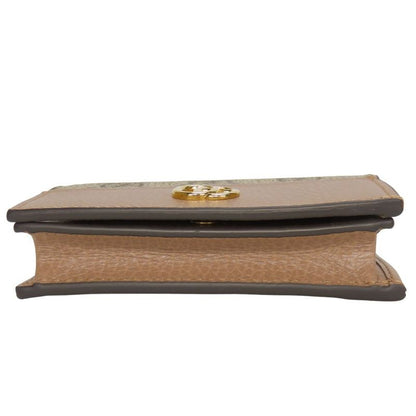 Polar Gucci Bifold Wallet 658610 GG Marmont GG Supreme Canvas Leather Dusting