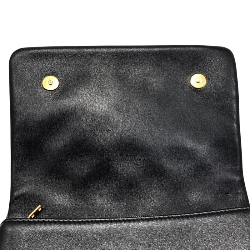 Louis Vuitton Pochette Couss in M82116 Monogram Pattern Lamb Leather Noir Black
