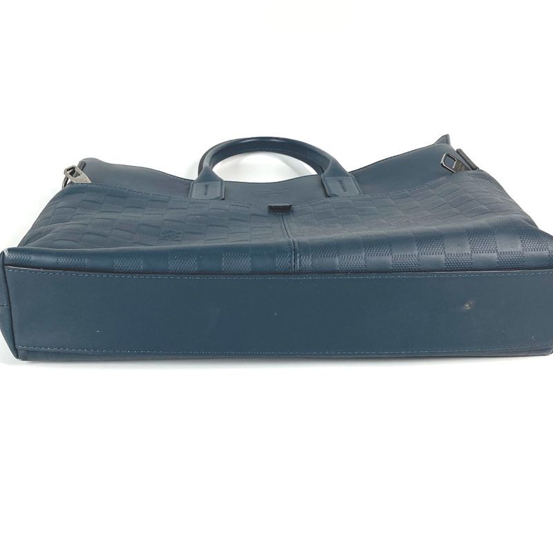 Louis Vuitton Tote Bag 7DW N41567 Damier Infini Leather Cosmos Navy