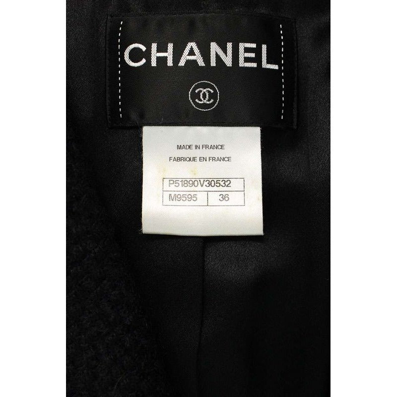 Chanel Alpaca Tweed Coat Men 36 — view 3