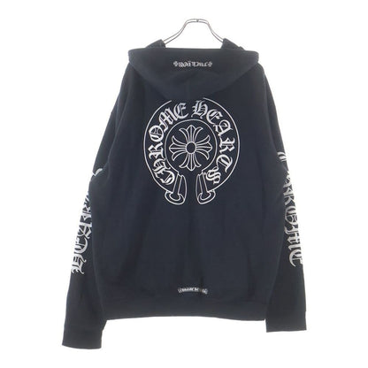 Chrome Hearts Sweatshirt HD Zip CH Plus All Over Pattern Backhoe Splint Zip