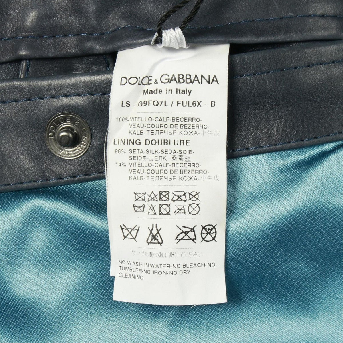 Dolce & Gabbana Leather Jacket — view 5