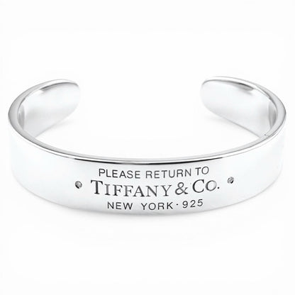 Tiffany & Co. Return to Rtt Narrow Calf Diamond