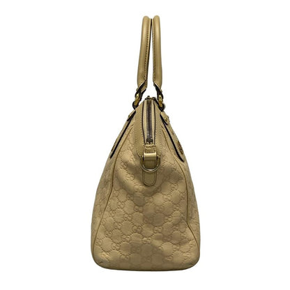 Gucci Handbag Cima Line Scarlet 282299 Beige Leather