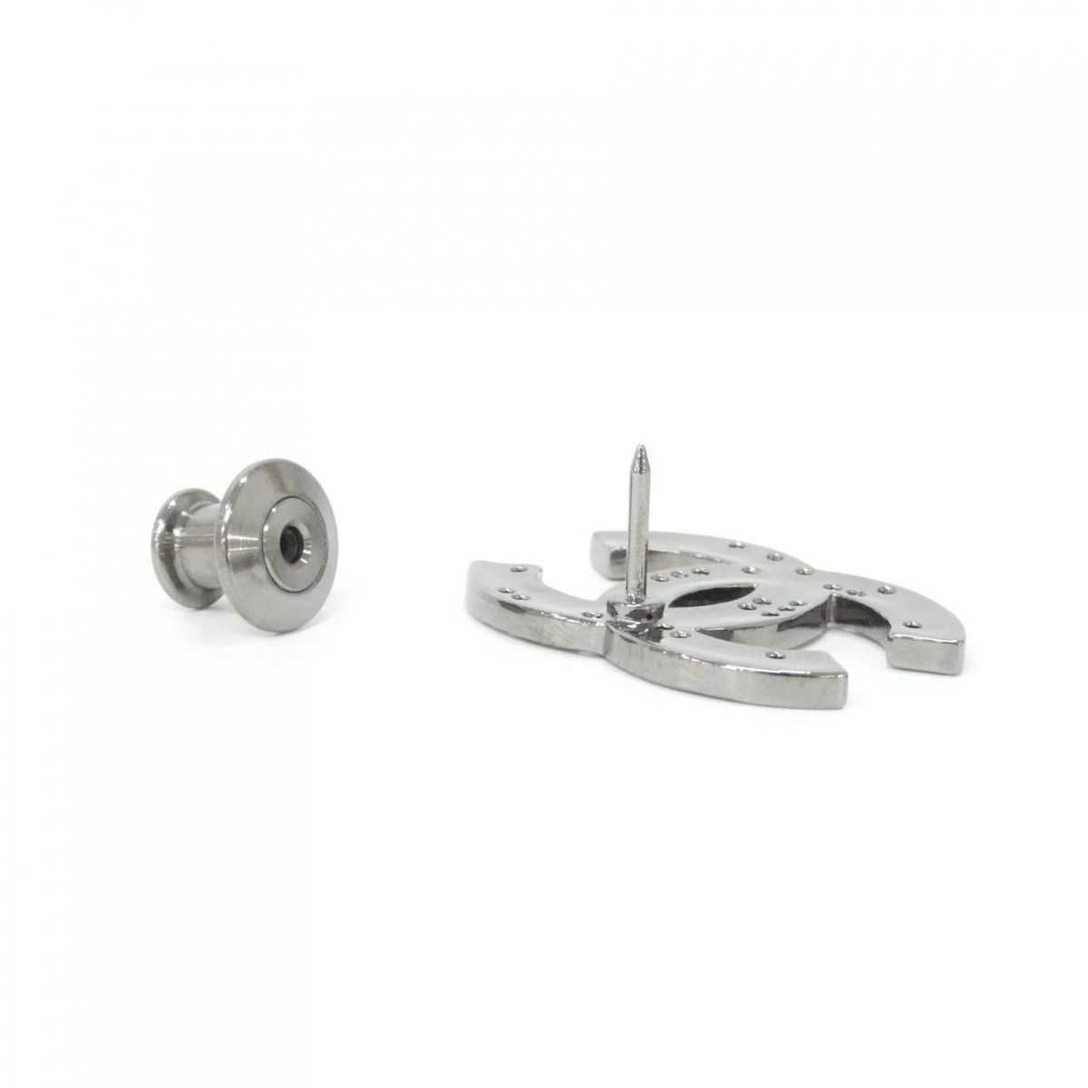 Chanel Brooch Silver — view 4