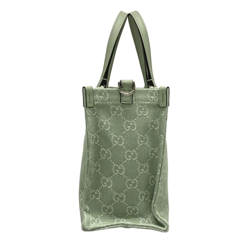 Gucci Ophidia Medium Tote Bag 772183 Light Green Leather